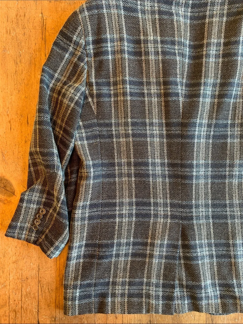 Emanuel Ungaro Men's Plaid Sport Coat - Brown & Blue